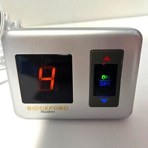 Biddeford Blankets Digital Controller TG15B2 Silver 4-Pin Electric Blanket Part